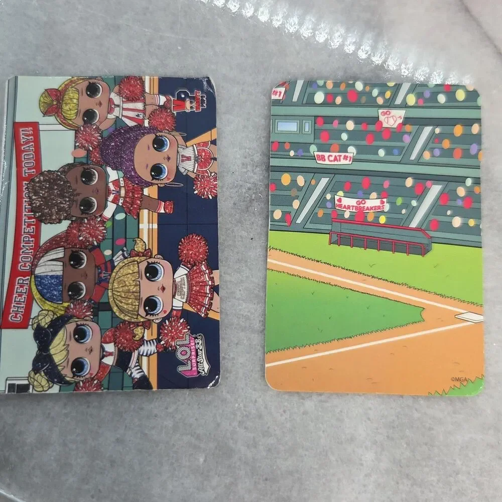 LOL Surprise Glitter Series Dolls Lot Cheer Captain Cozy Babe Accessories Cards